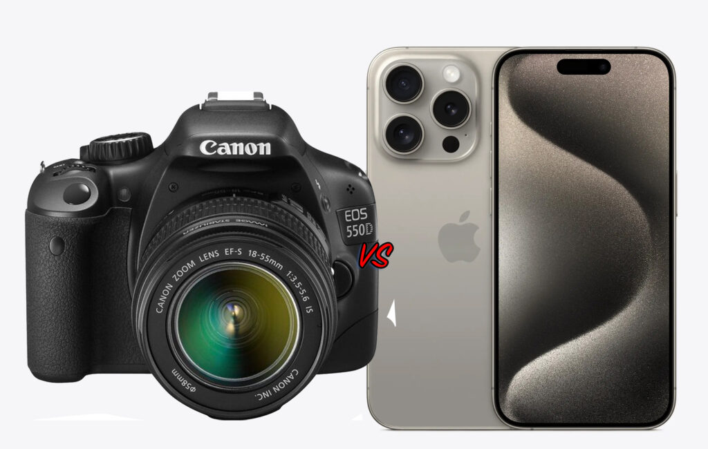 Choosing the Best Camera for Your 360 Photo Booth: iPhone 15 Pro vs. Canon EOS 550D